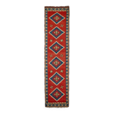 Turkish Handknotted Wool Oushak Rug 79 cm x 334 cm
