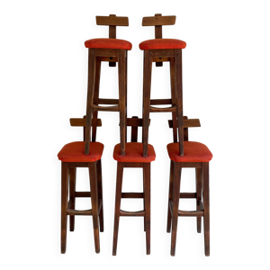 tabouret bar rustique