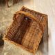 Rectangular wicker basket