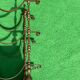 1950s Italian brass and wood wine rack with drawer