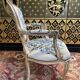 Suite of 4 Louis XV style convertible armchairs