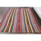 Vintage Turkish Oushak Handmade Wool Cotton Beige Kilim Area Rug 167x231
