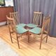 Ensemble de quatre chaises Casala, Allemagne, années 1960.