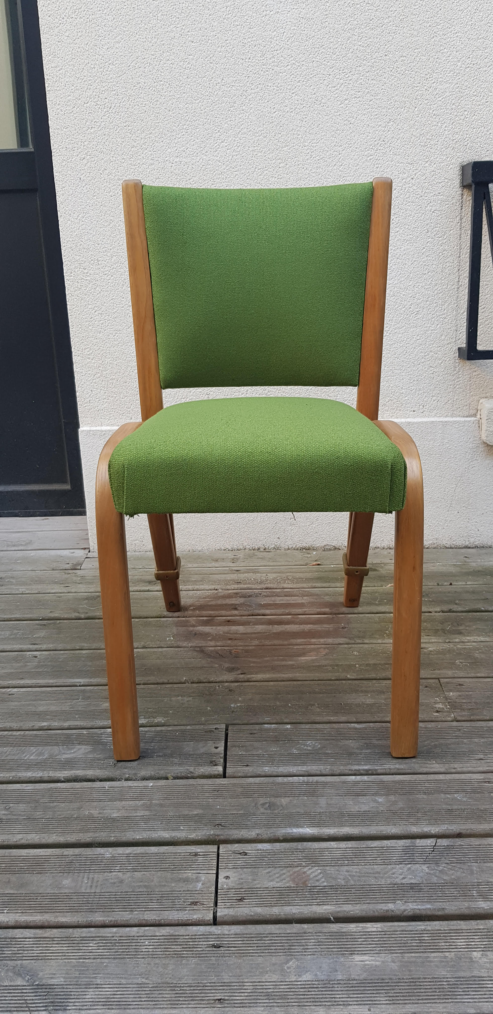 Pair of Bow wood Steiner chairs