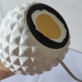 Pineapple lamp in white biscuit