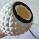 Pineapple lamp in white biscuit