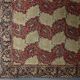 Square Indian tablecloth 130x130 with paisley patterns.