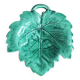 Plat feuille de vigne vert Sarreguemines