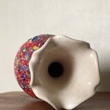 Handmade ceramic vase.