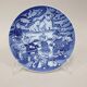 Royal Copenhagen blue porcelain Christmas plate for children 2005