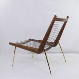 BOOMERANG ARMCHAIR by P. HVIDT & NIELSEN, ed. original, restored, 1950