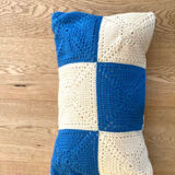 Coussin crochet vintage