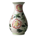 Ceramic vase with floral motifs