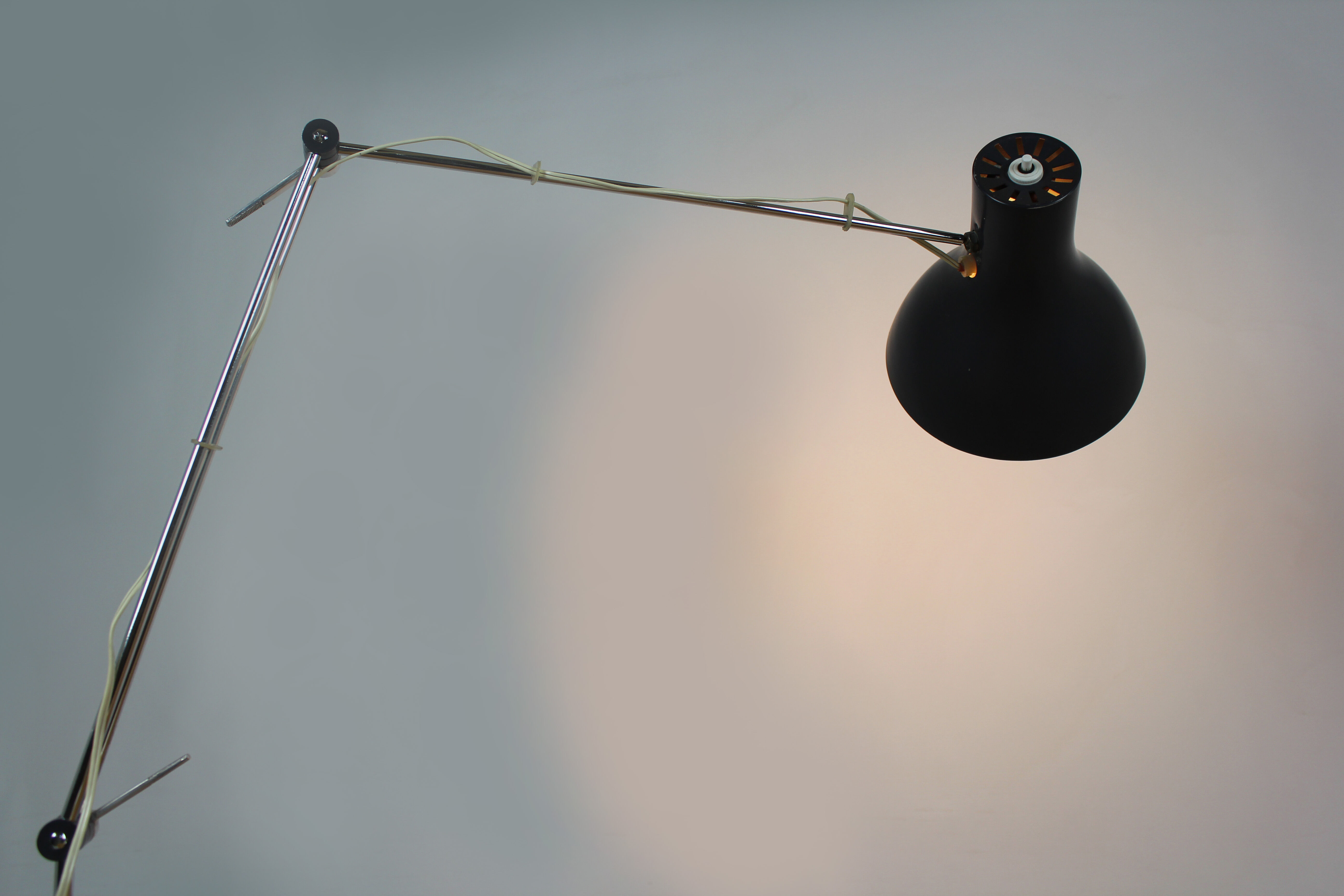 industrial table lamp by Josef Hurka for Napako, 1960