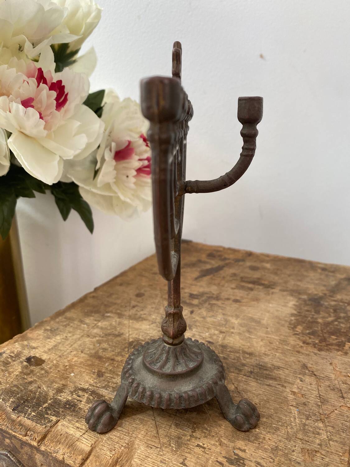 Five Branch Menorah Candle Holder