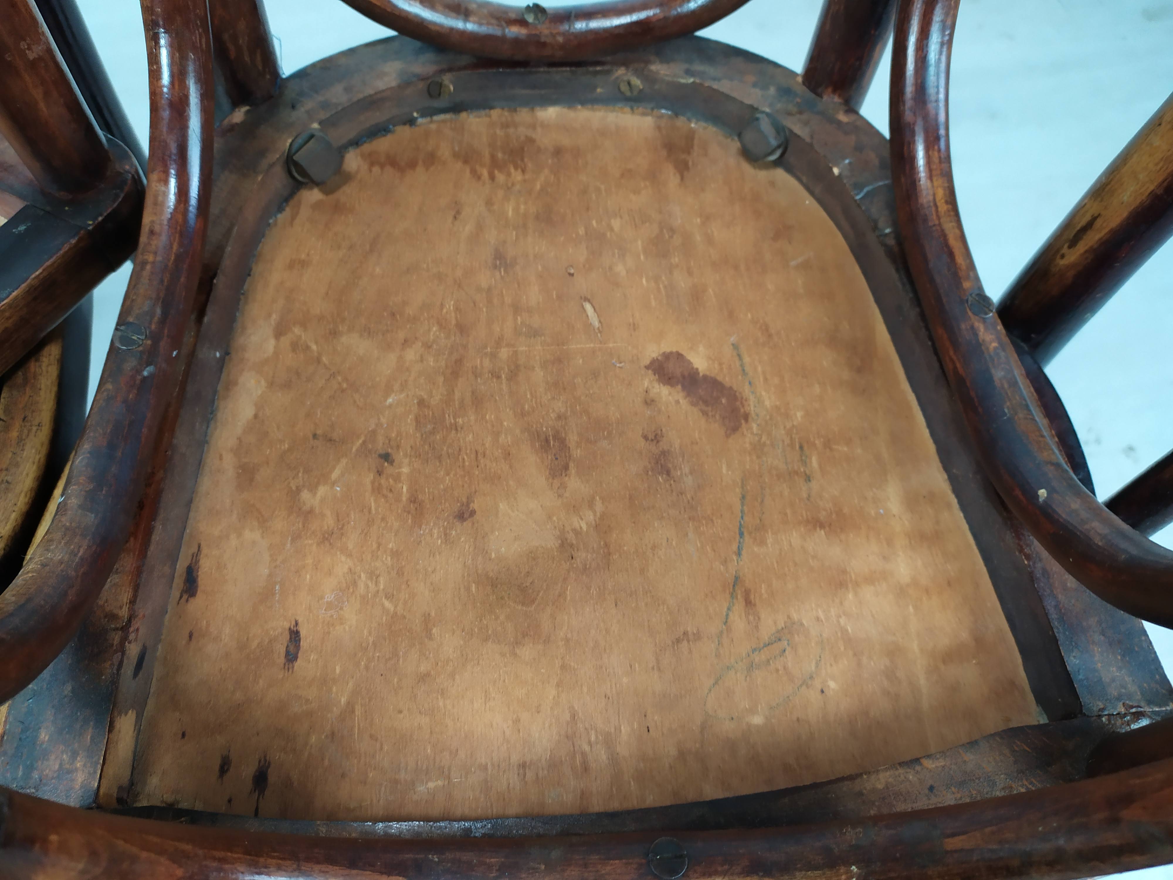 Set of 4 baumman bistro chairs