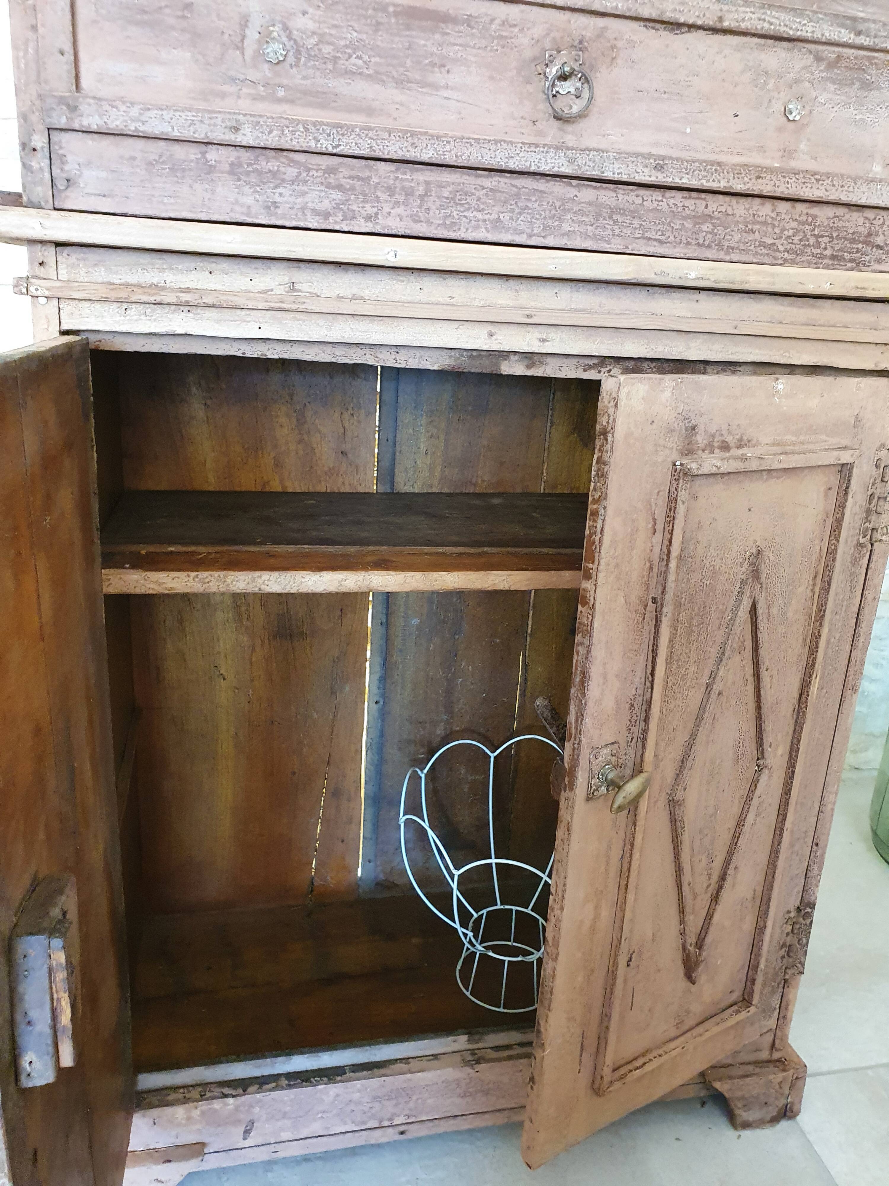 Wardrobe style folk art