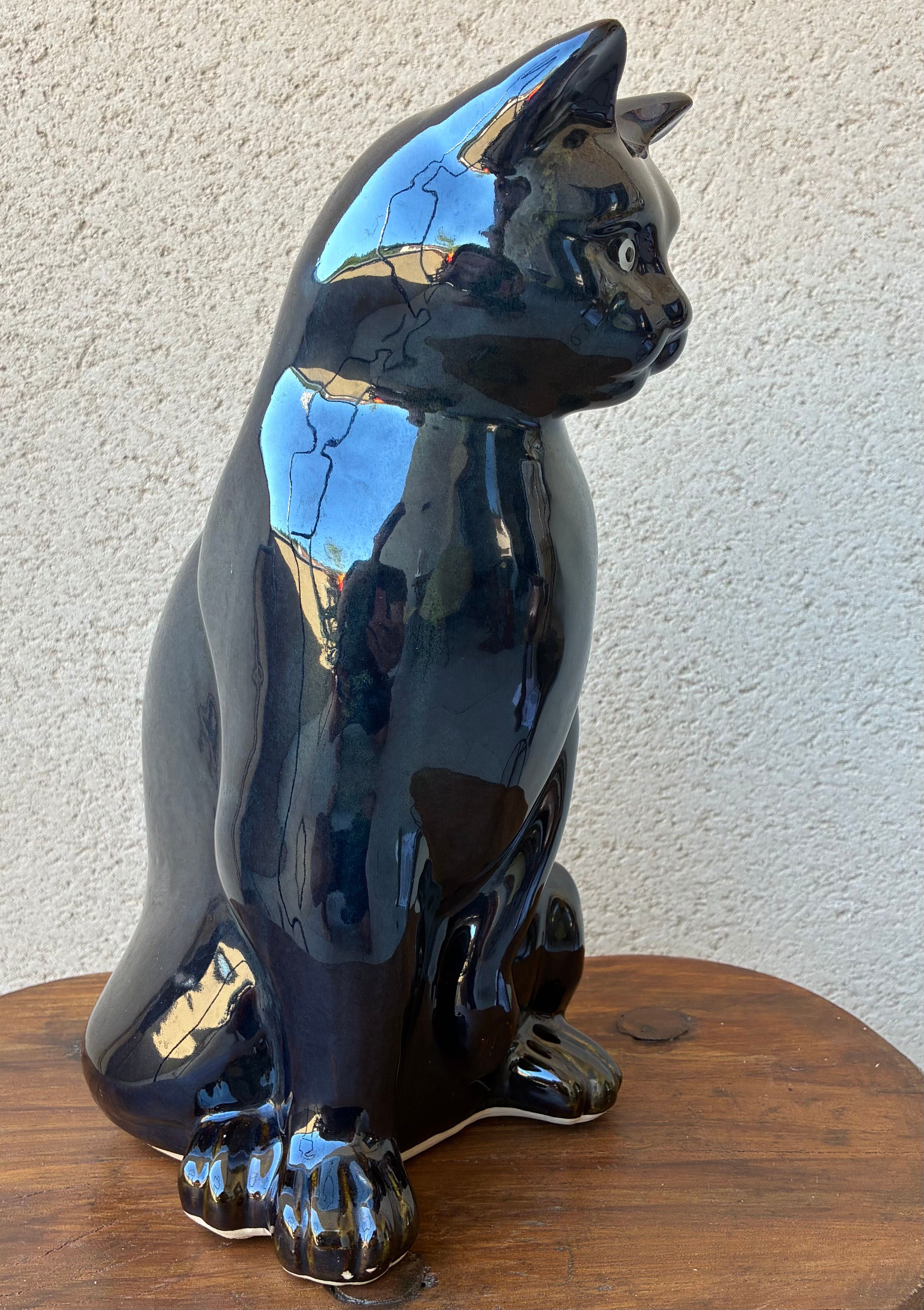 Vintage ceramic cat