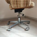 Swivel chair with wheels 60s by Ring Mekanikk