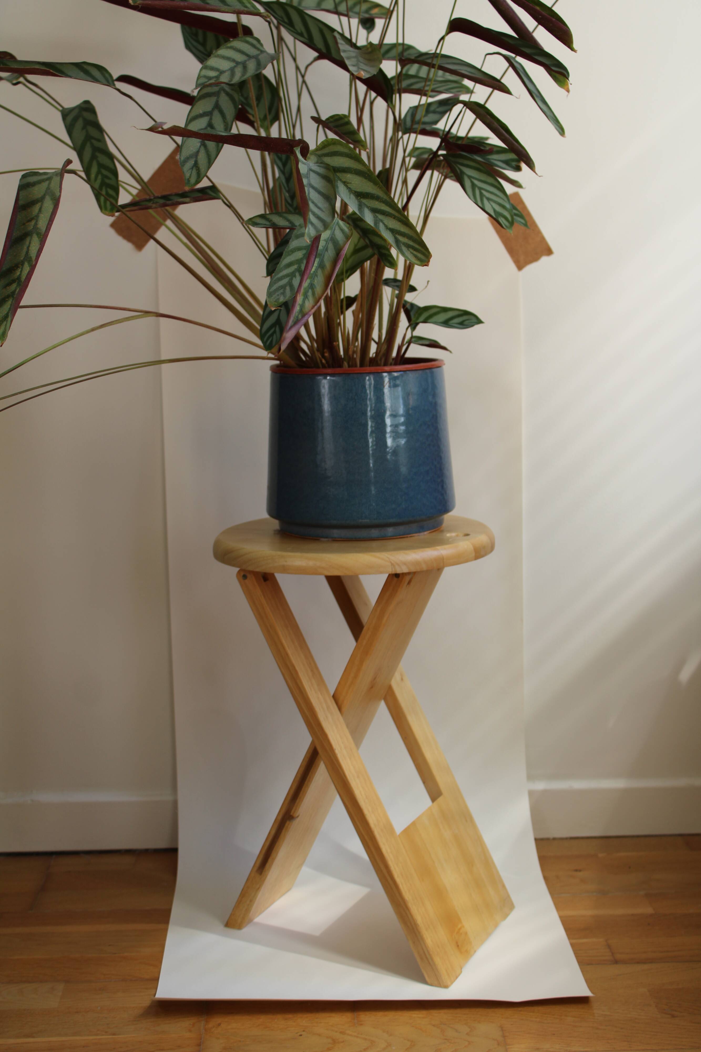 Vintage designer Adrian Reed Suzy folding stool