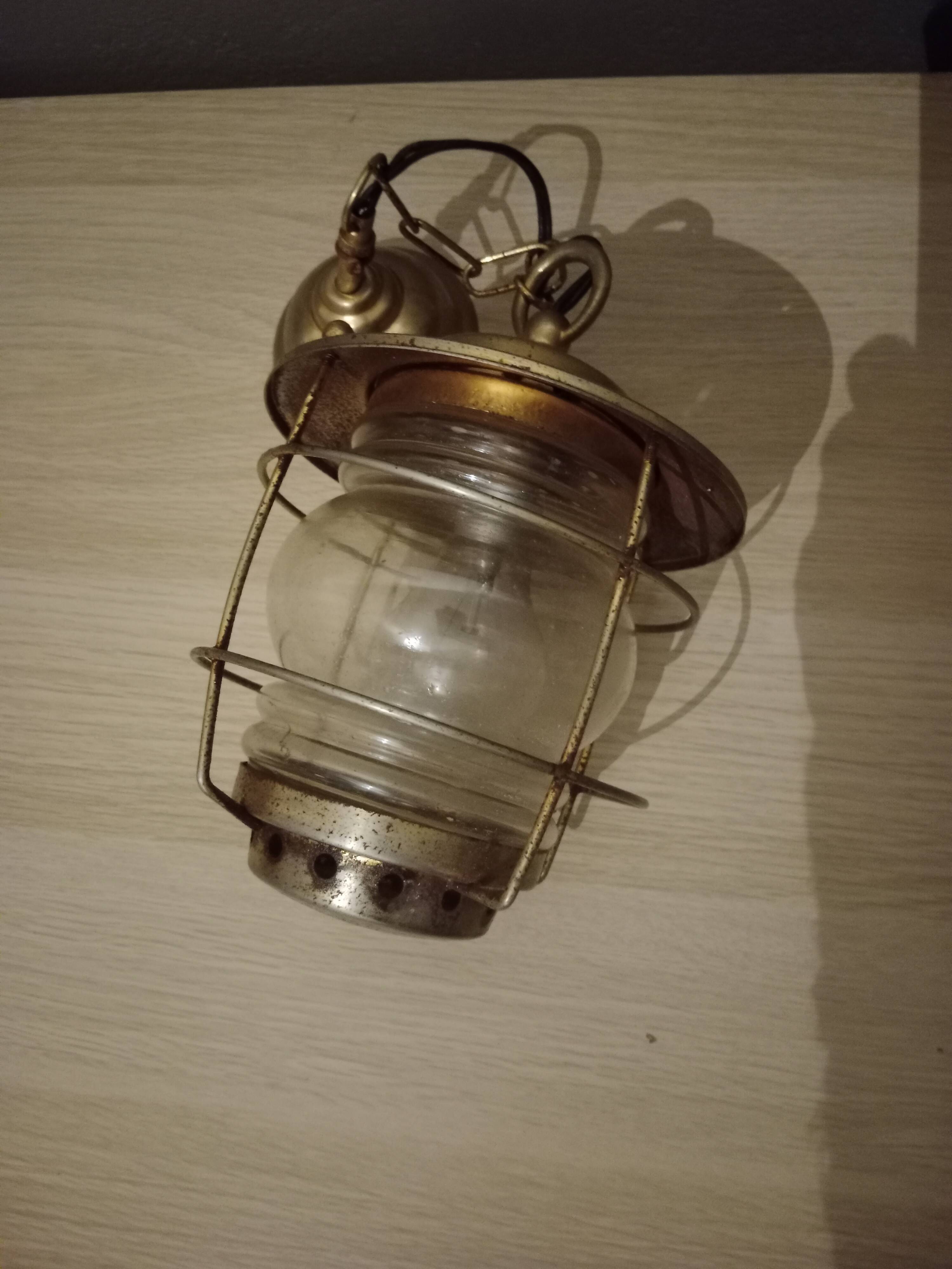Vintage copper lamp