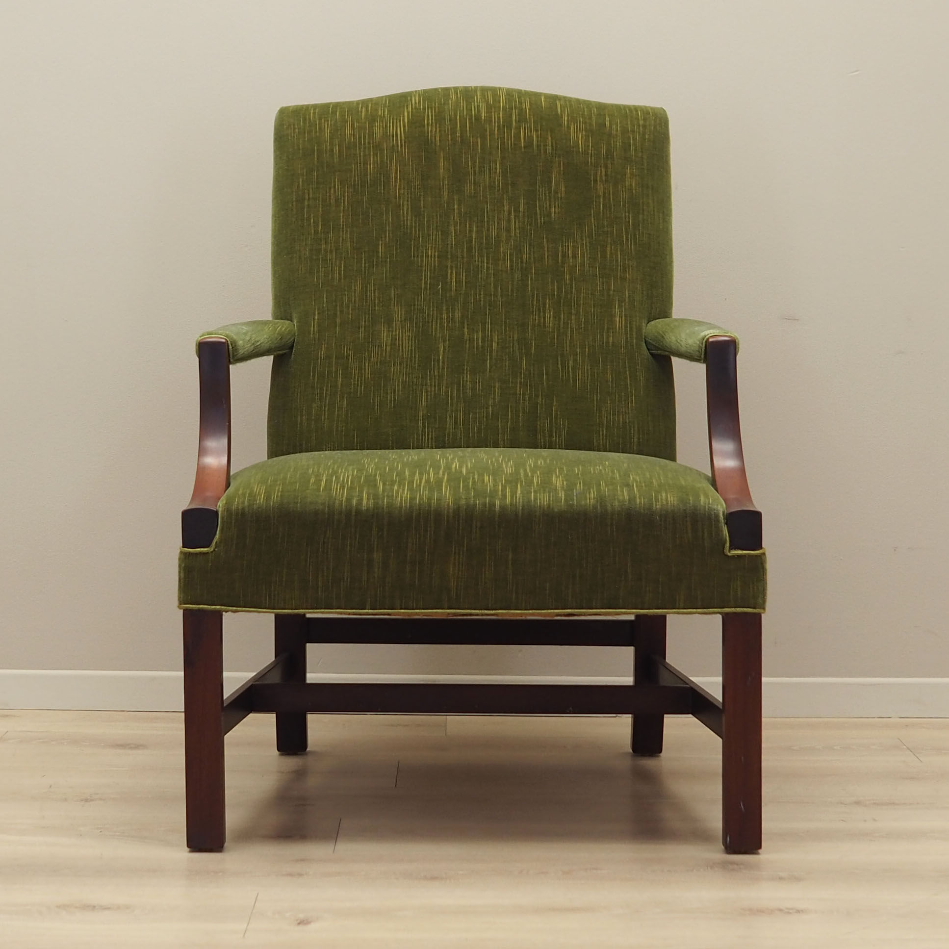 Fauteuil en acajou, design danois, années 1970, production: Danemark