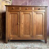 Grand buffet parisien époque 1900 en chêne