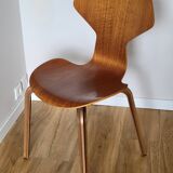 Chaise Arne Jacobsen Grand Prix en noyer Republic of fritz hansen