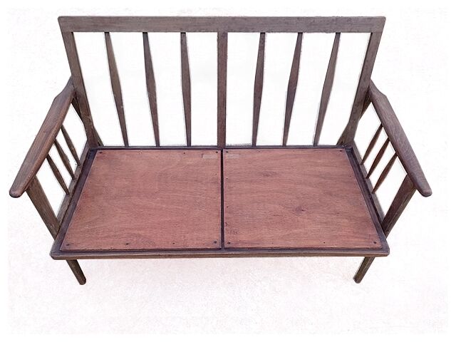 Vintage Scandinavian bench from the 50s
