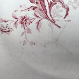 Set of 6 dessert plates from the early 20th century, Sarreguemines, Fontanges model