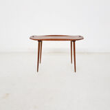 Teak side table with handles by Jens Quistgaard