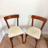 Pair of Baumann bistro chairs