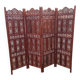 Indonesian screen 4 teak panels