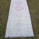 Vintage Turkish hallway rug 76x410 cm