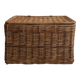 Large vintage wicker trunk