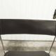 Set of 3 minimalist X line chairs by Niels Jorgen Haugesen.