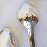 6 vintage silver plated soup spoons hallmarked 2106152