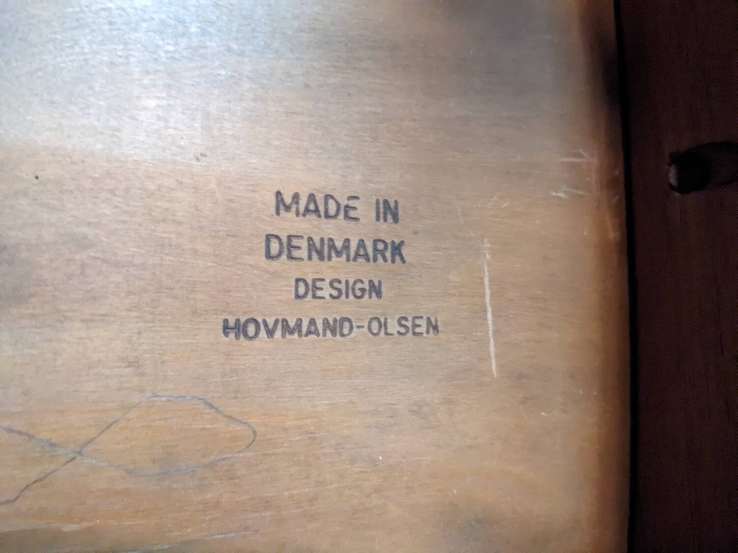 2 chaises danoises Arne Hovmand en teck