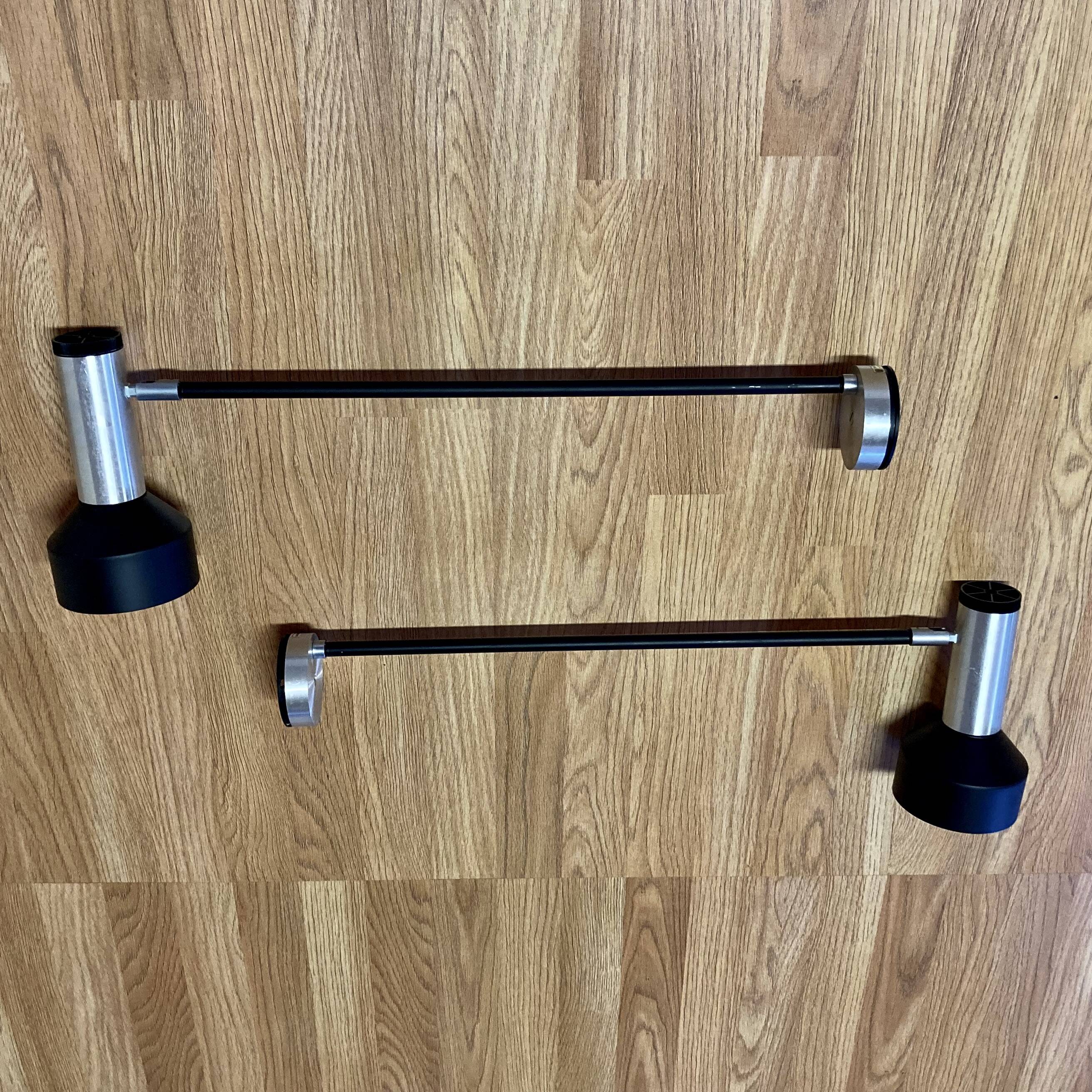 Pair of large wall lights 65 cm design 1950.