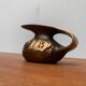 Brutalist Vintage German Bronze Decorative Carafe by Gilde
