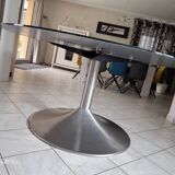 Round table Vesuvius 160 cm Gold