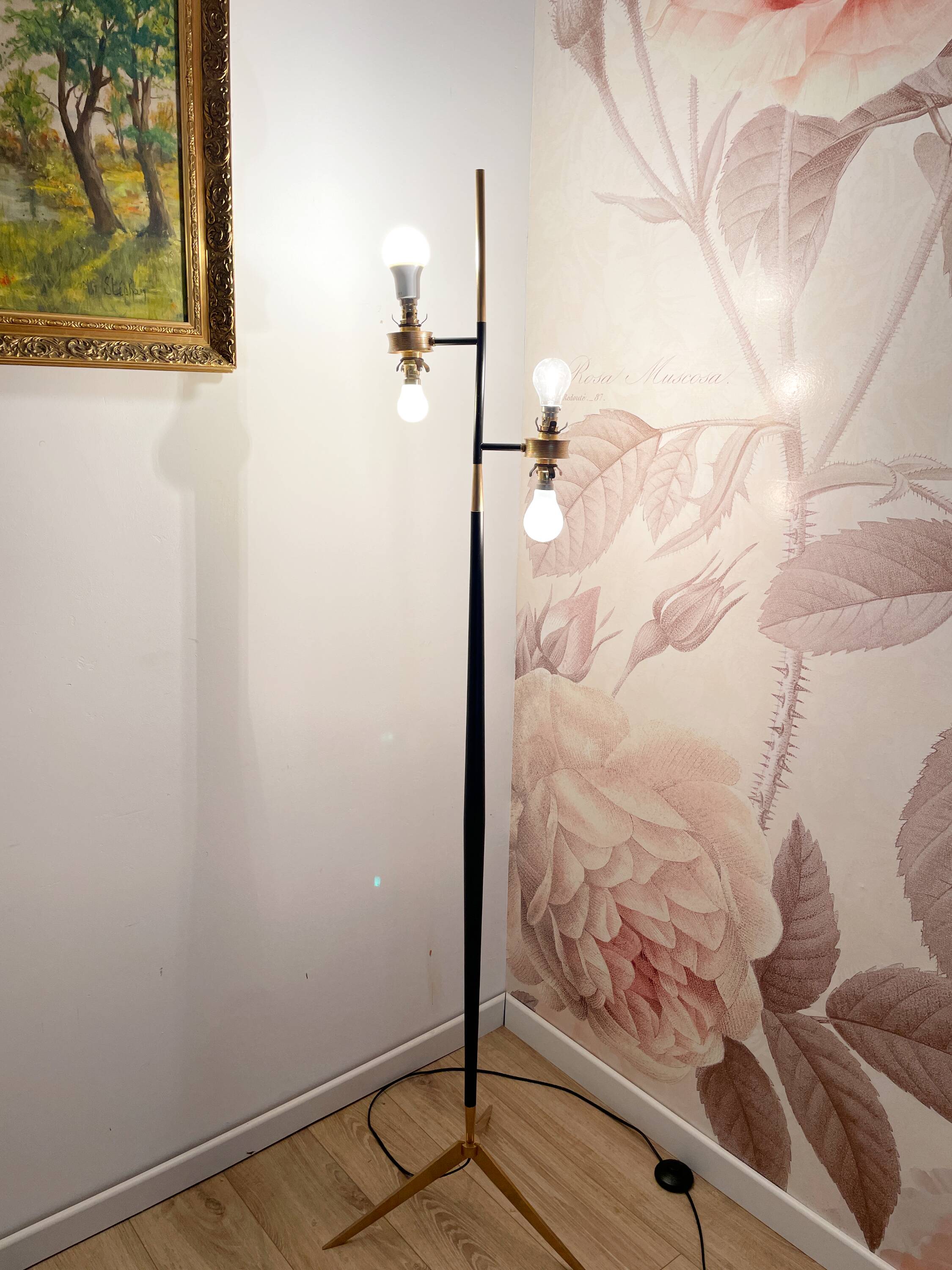 Tripod Floor Lamp Maison Lunel - 1950s
