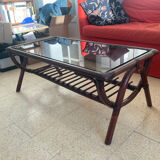 Rattan coffee table