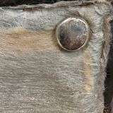 Brown leather heater