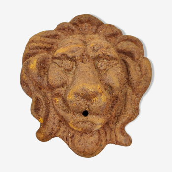 Lion's head for fountain or cast iron basin