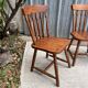 Lot de 4 chaises bistrot en bois