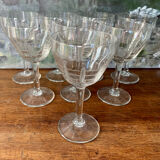 6 wine glasses