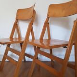 Lot de 2 chaises pliantes  Baumann