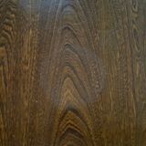 Brutalist dining room table Aranjou in massive elm