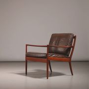 Ib Kofod-Larsen pour OPE Möbler 'Samso' fauteuil lounge, Suède, vers 1958